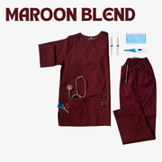 Medical Scrubs Maroon