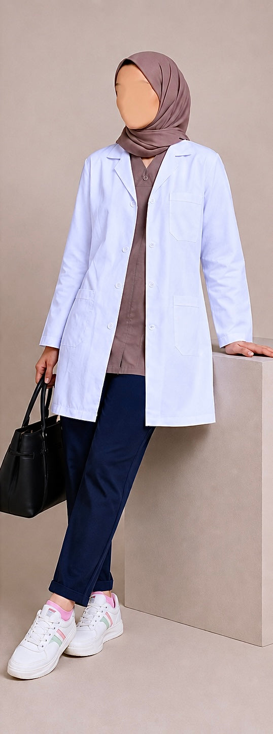 Premium Cotton Lab Coat