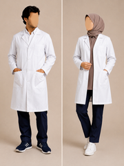 Wrinkle-Free Lab Coat, 100% Polyester