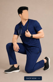 Medical Scrubs Navy Blue