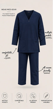 Medical Scrubs Navy Blue