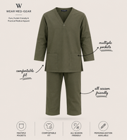Medical Scrubs Olive Green