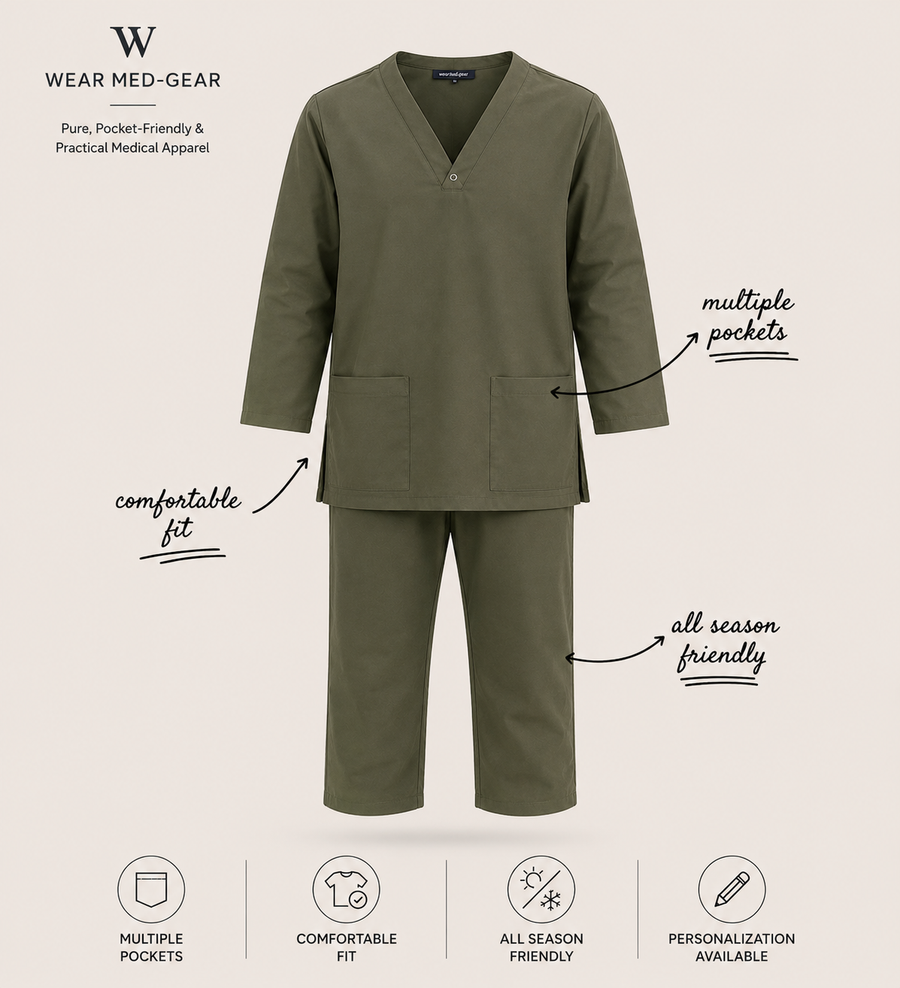 Cypress/ Olive Green Scrub Set.     (Men & Women)