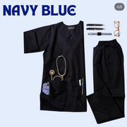 Medical Scrubs Navy Blue
